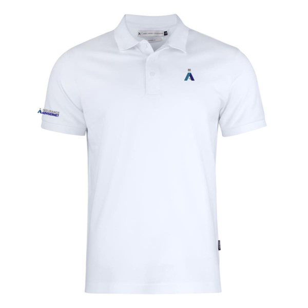 IA -  White Men's Premium Cotton Polo Thumbnail