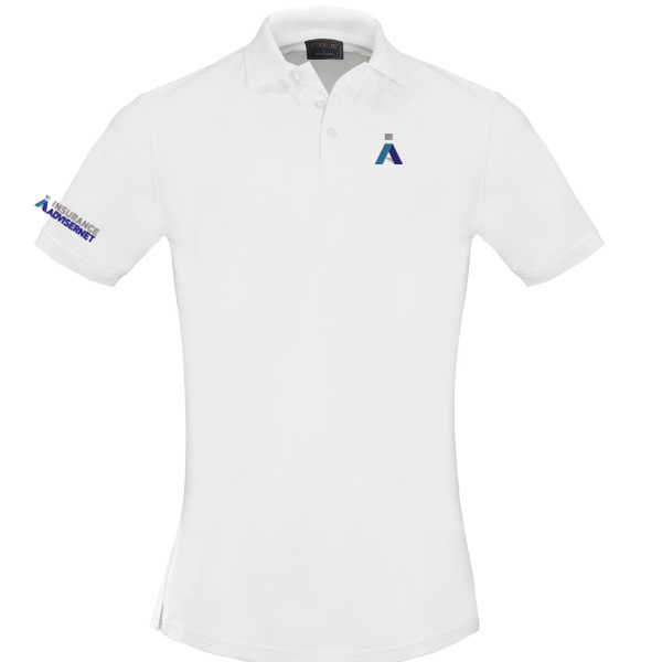 IA - White Men's Performance Eco Polo Thumbnail