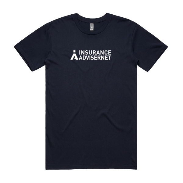IA - Dark Navy Men's Staple T with large Logo Thumbnail