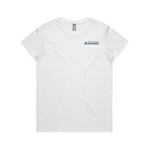 IA  - Women's Maple Tee with left chest logo Thumbnail