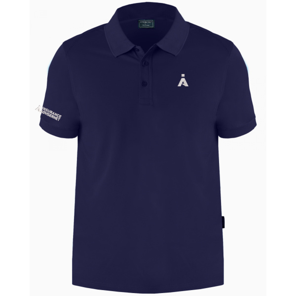 IA  Navy  Men's Performance Eco Polo Thumbnail