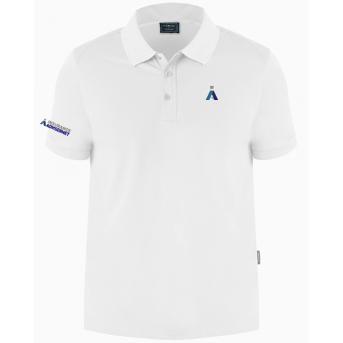 IA White Men's Performance Eco Polo Thumbnail